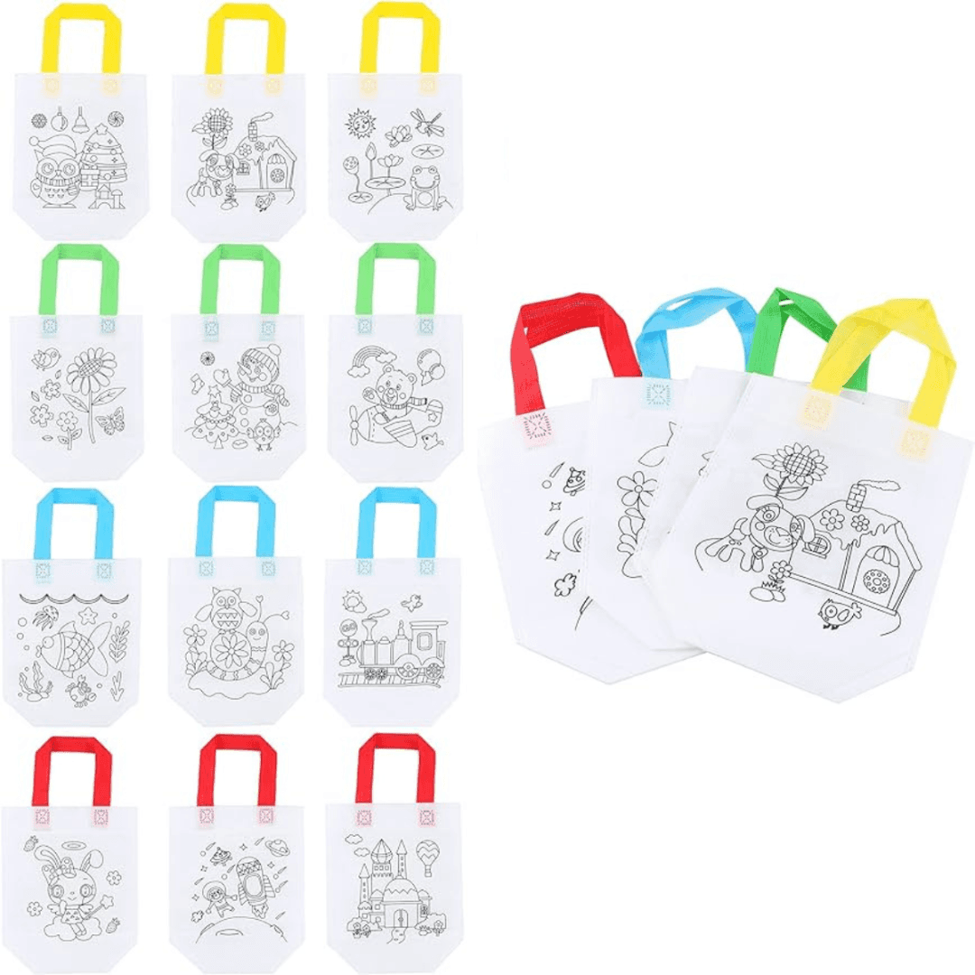 Bolsa tnt para colorear