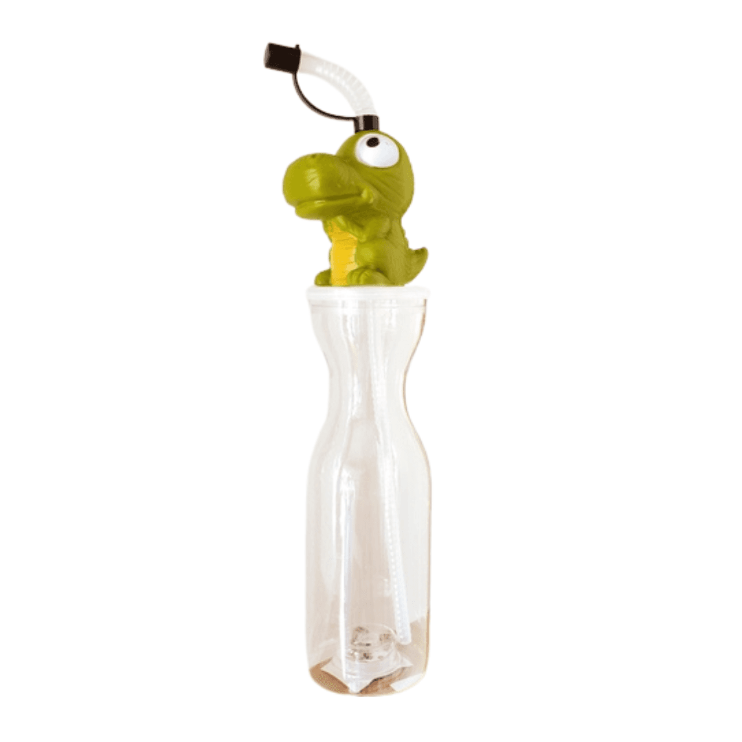 Botella Infantil de Plastico con Luz - Dinosaurios