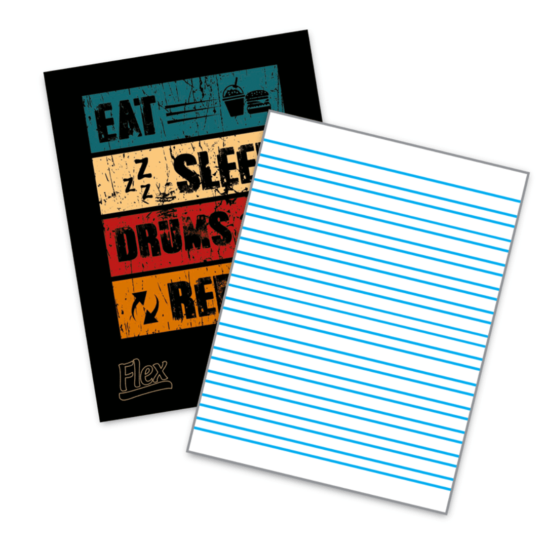 Cuaderno 48 Hojas Doble Raya - Papiros Flex