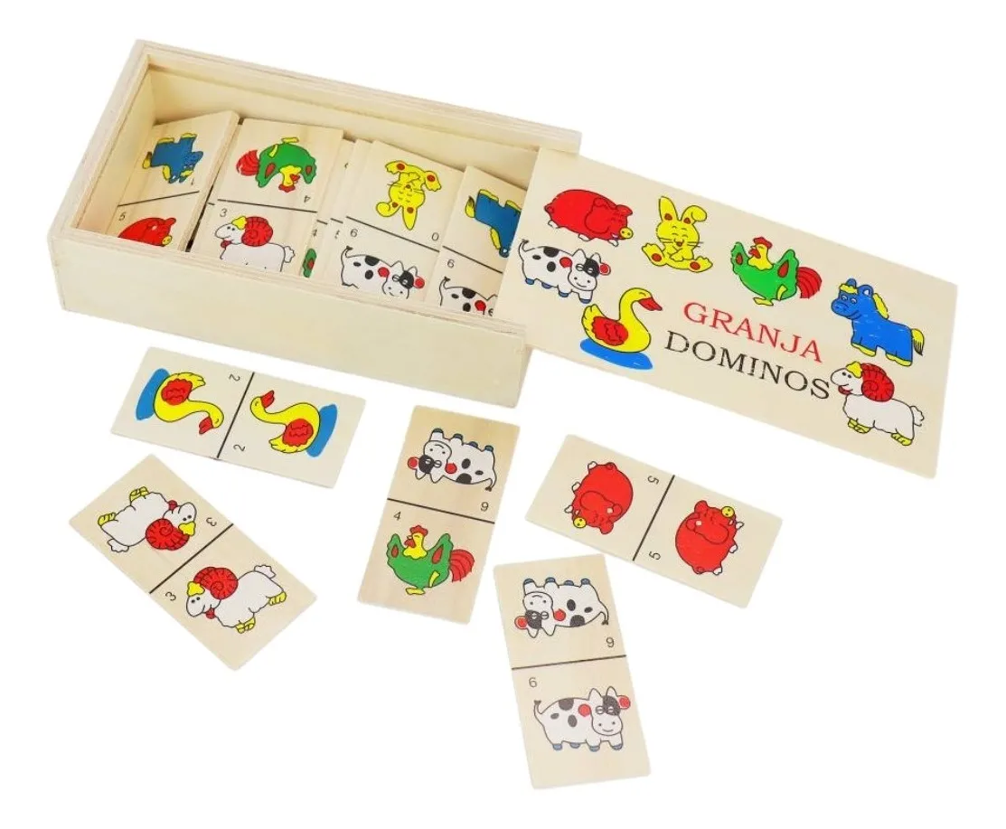 Domino en madera - varios diseños