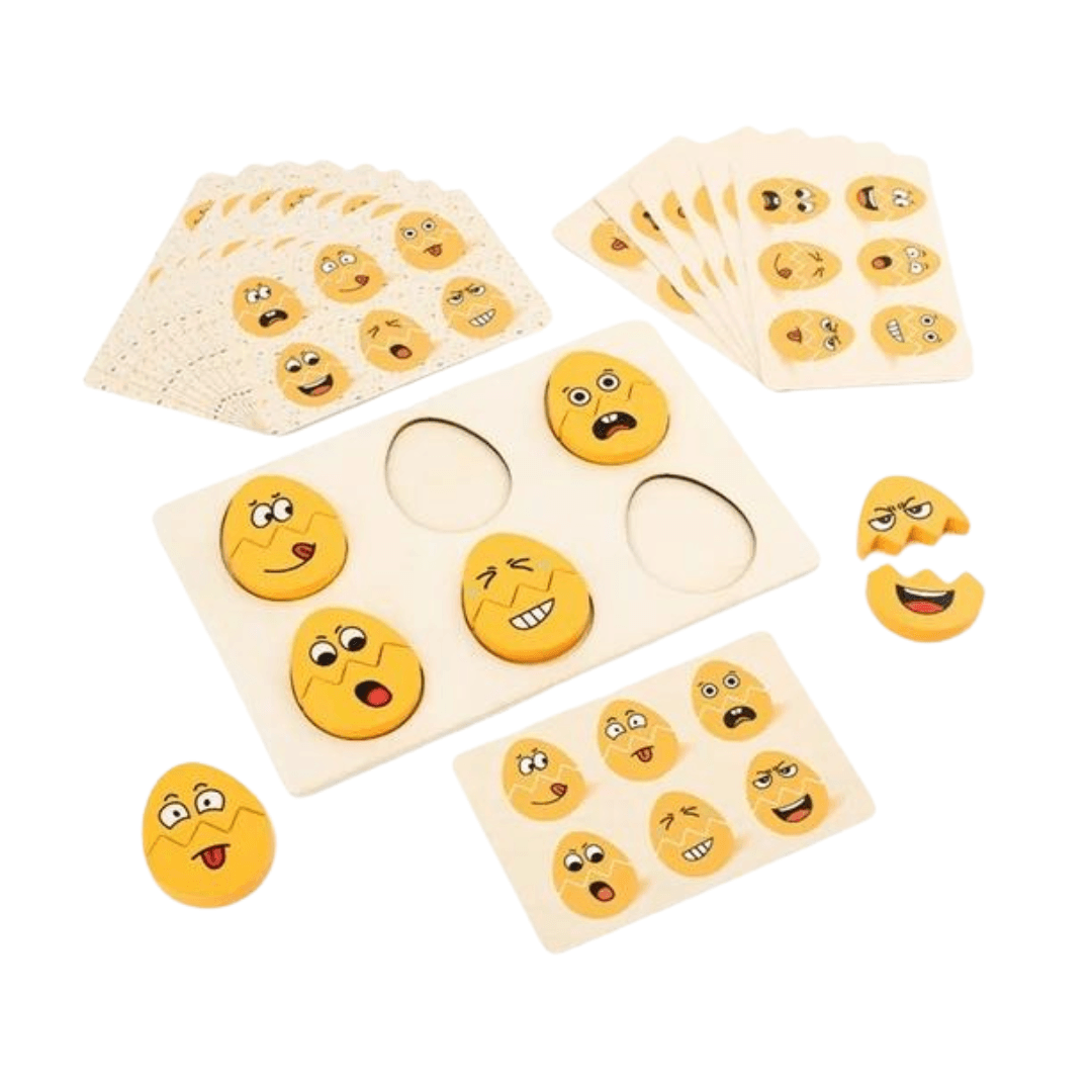 Juego Emociones en Madera