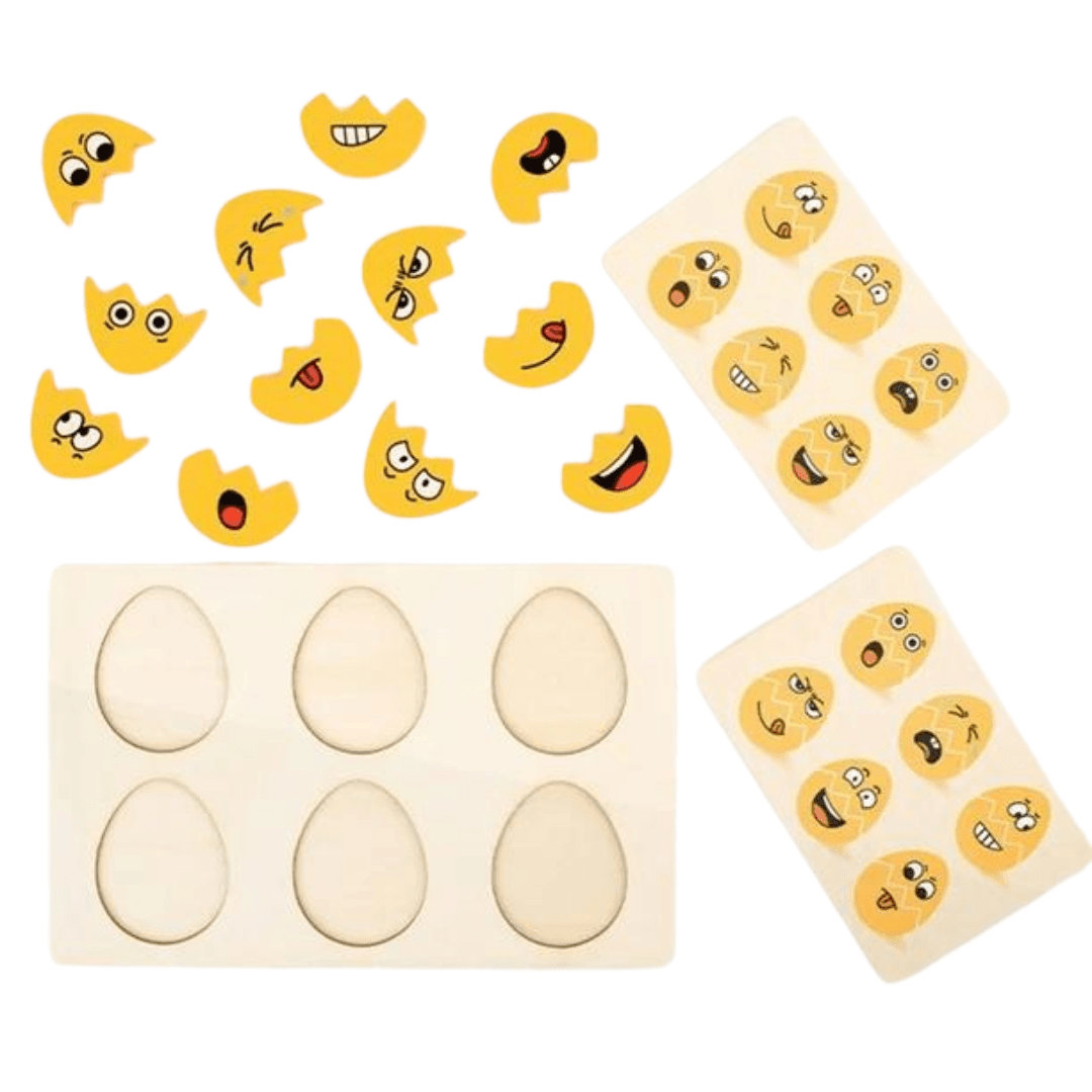 Juego Emociones en Madera