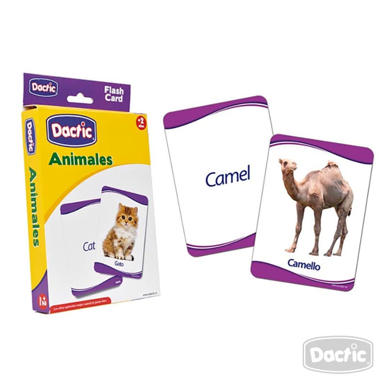 Laminas de Animales Español/Ingles - Dactic