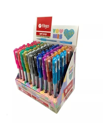 Lapiceras Gel Glitter - Filgo