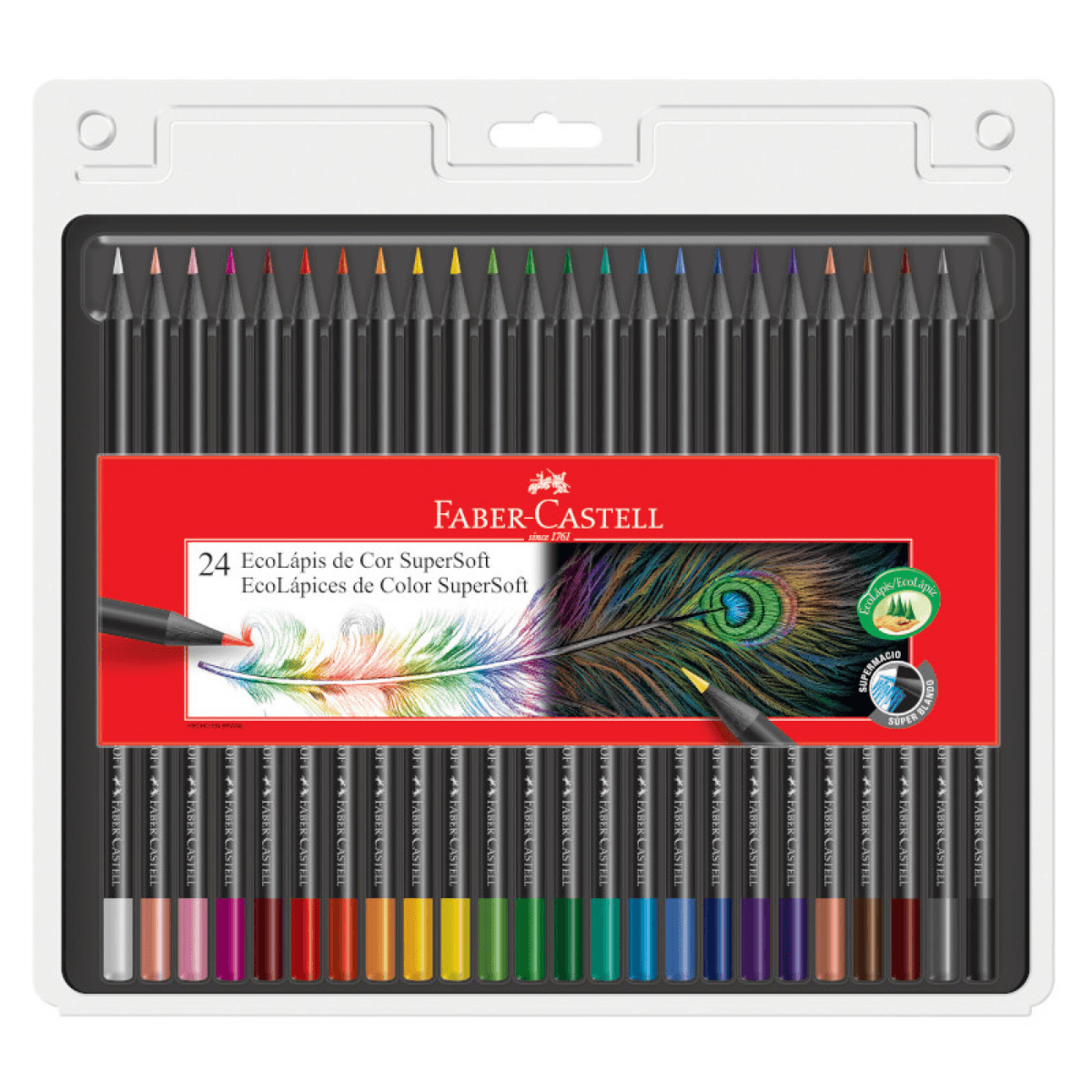 Lapices de Colores Supersoft x24 - Faber Castell