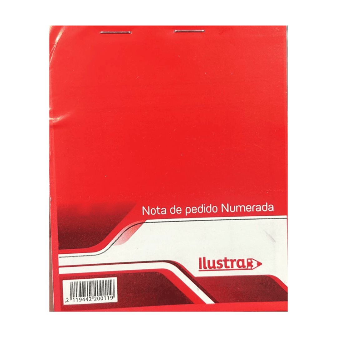 Libreta Nota de Pedidos Numerada