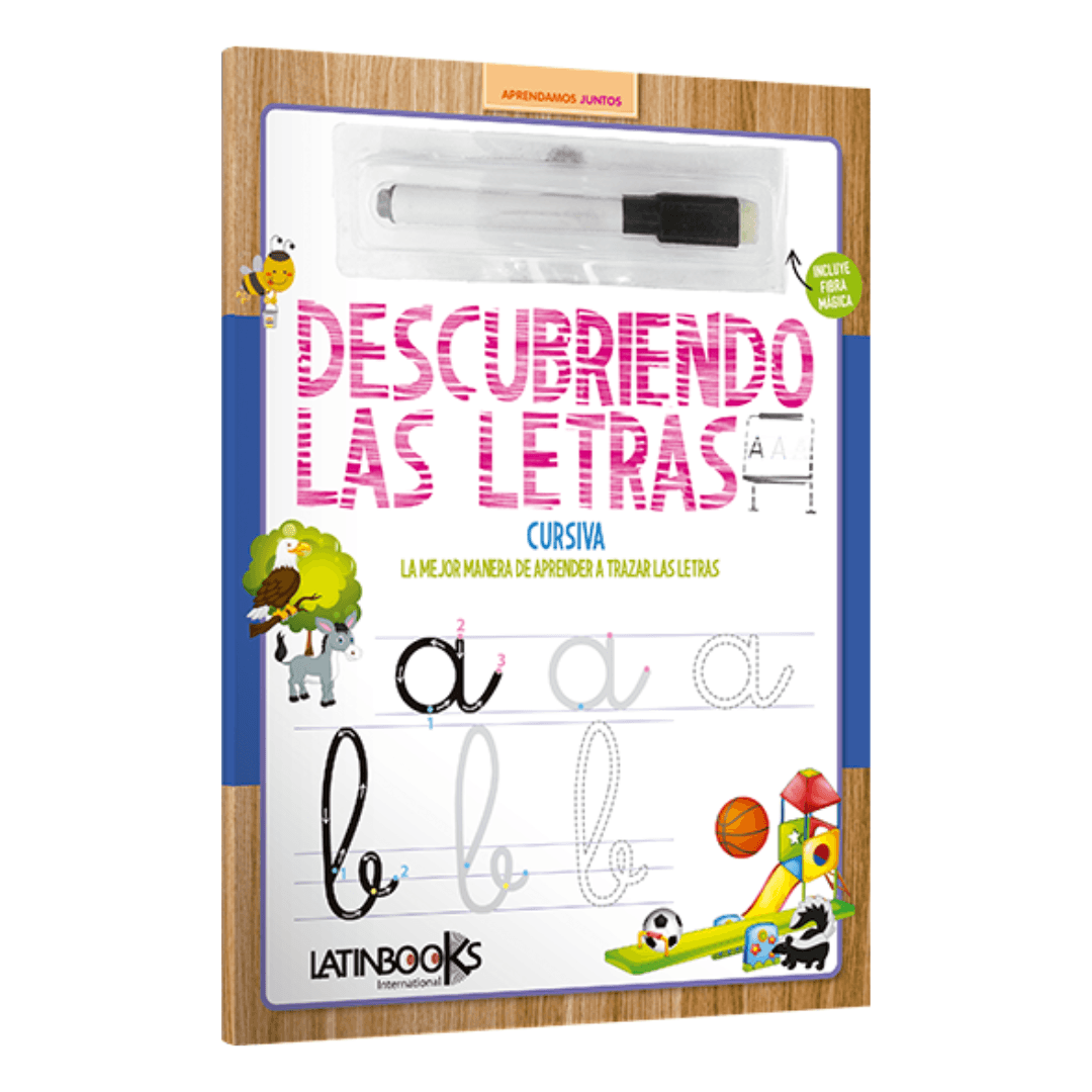 Libro Descubriendo las Letras Cursiva con Marcador Magico