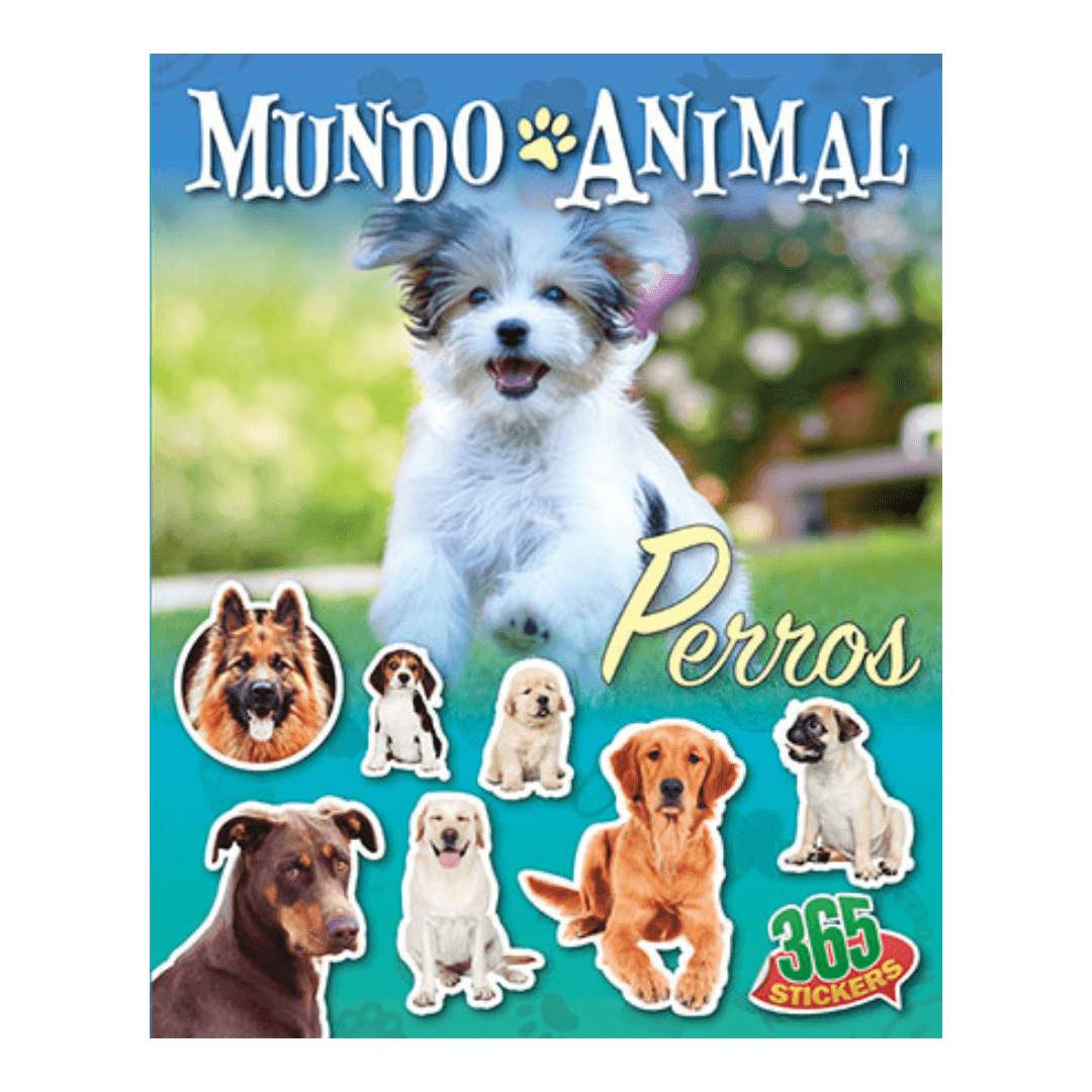 Libro Mundo Animal con Stickers - Perros