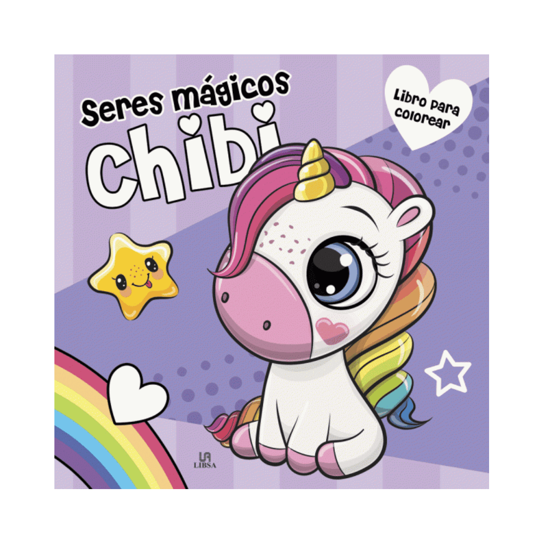 Libro para colorear Chibi