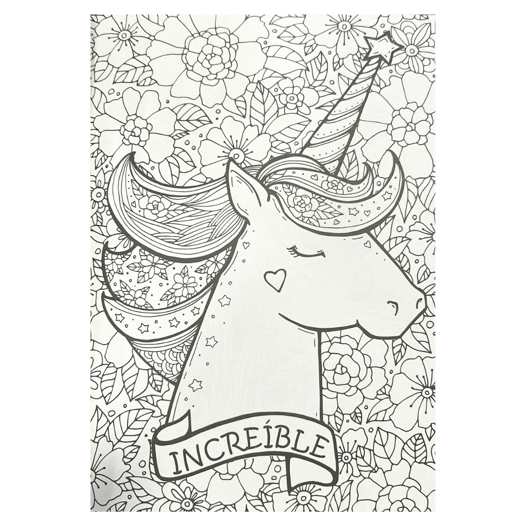 Libro para colorear de Unicornios