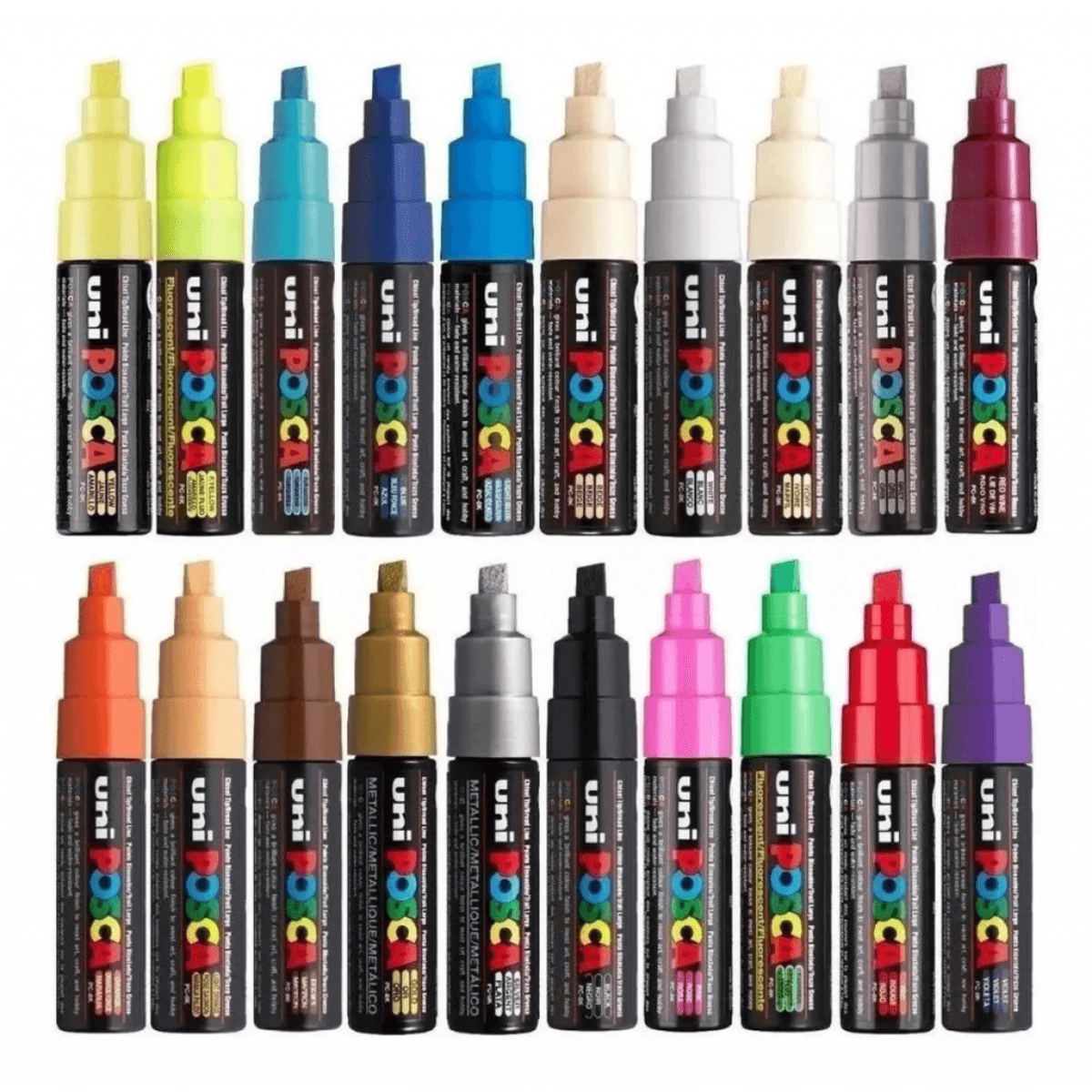 Marcador Posca Punta Biselada 8mm
