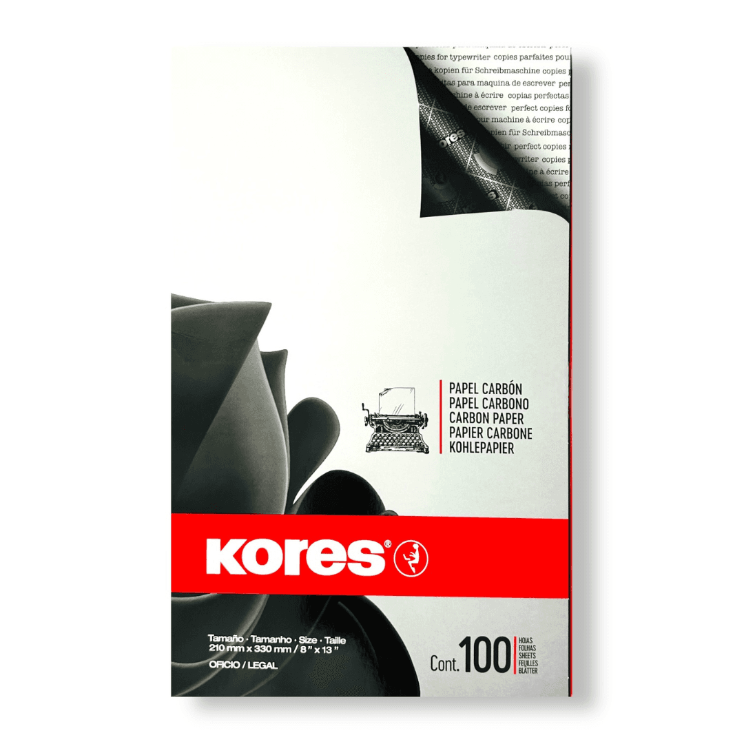 Pack x3 Papel Carbonico Oficio - NEGRO
