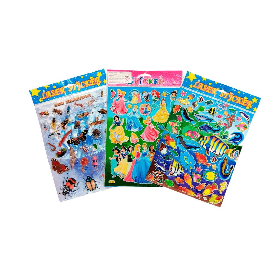 Plancha de Stickers - Varios diseños