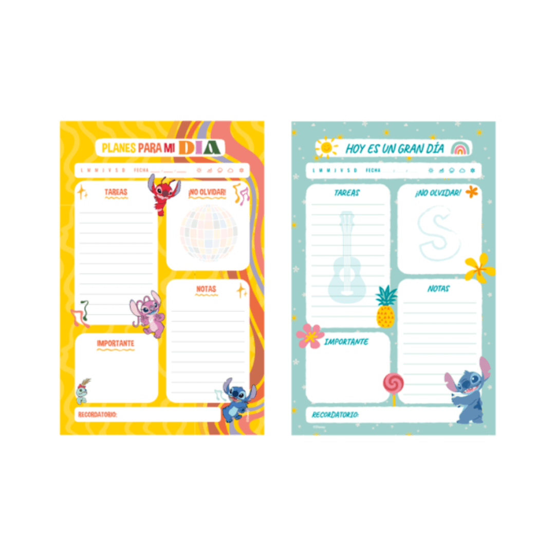 Planificador Diario A5 - Stitch