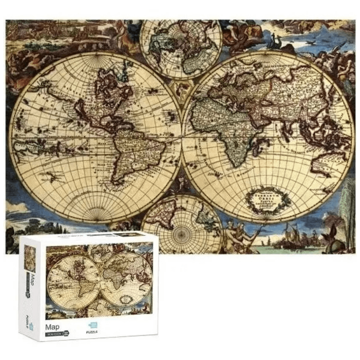 Puzzle 1000 Piezas - Mapa