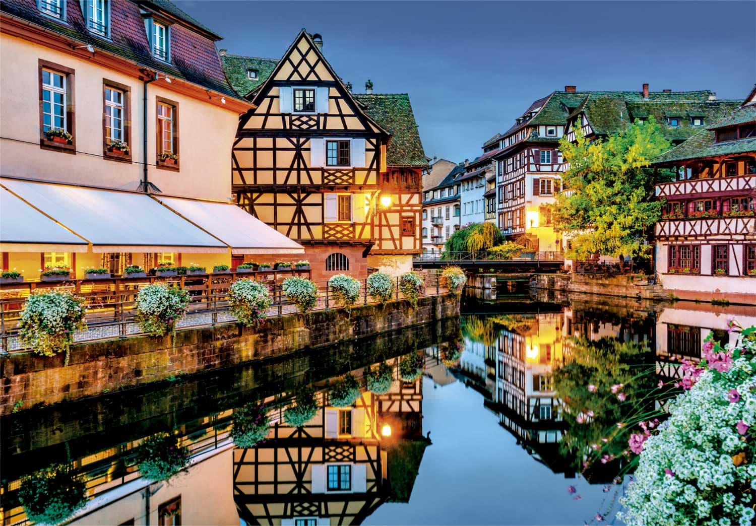 Puzzle 500 Piezas Clementoni - Casco Antiguo de Estrasburgo