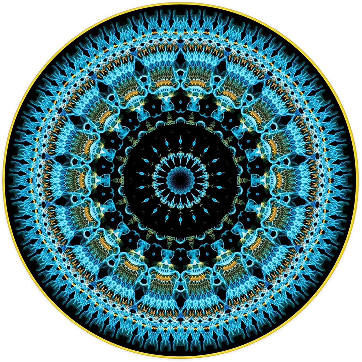 Puzzle Circular Mandala 500 Piezas Textura Azul