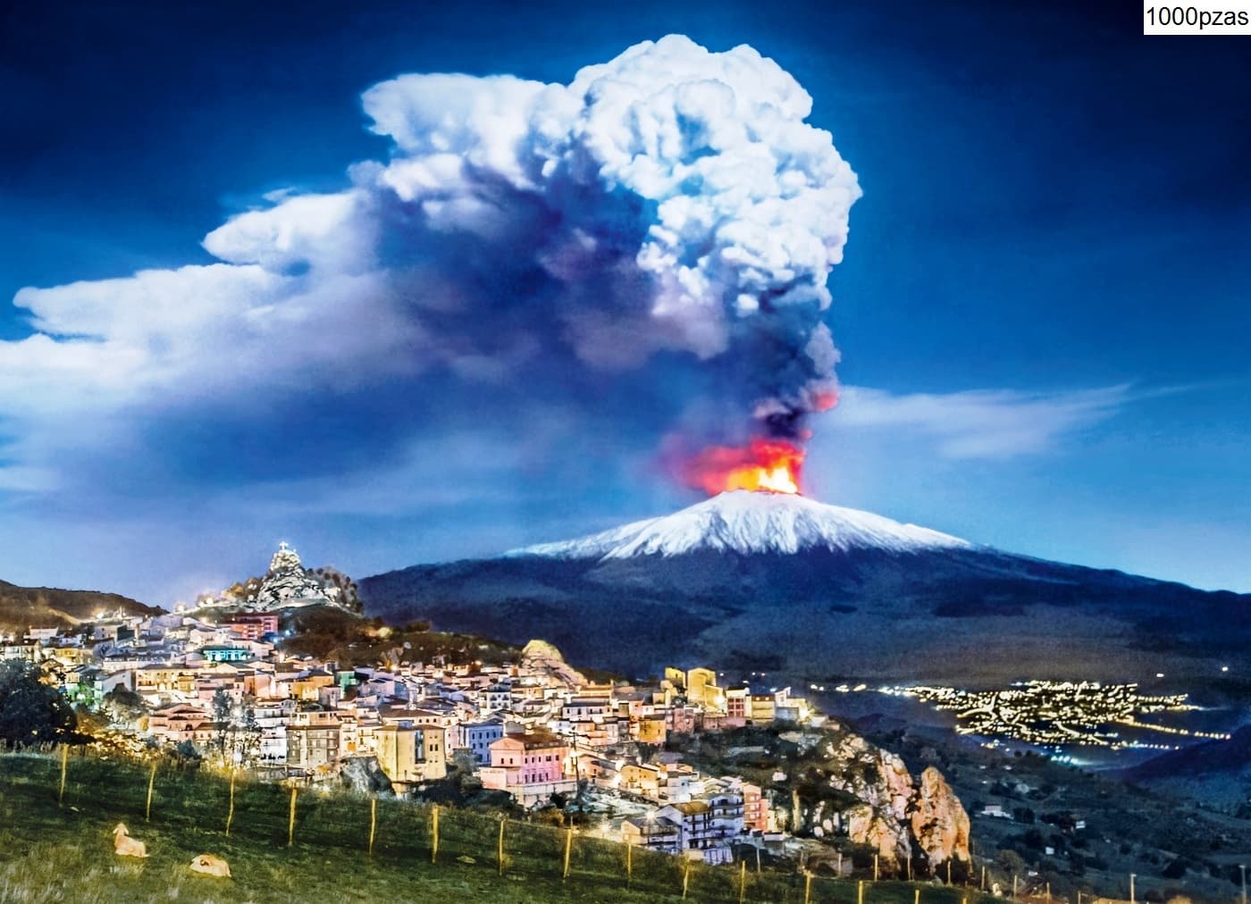 Puzzle Clementoni 1000 piezas - Etna