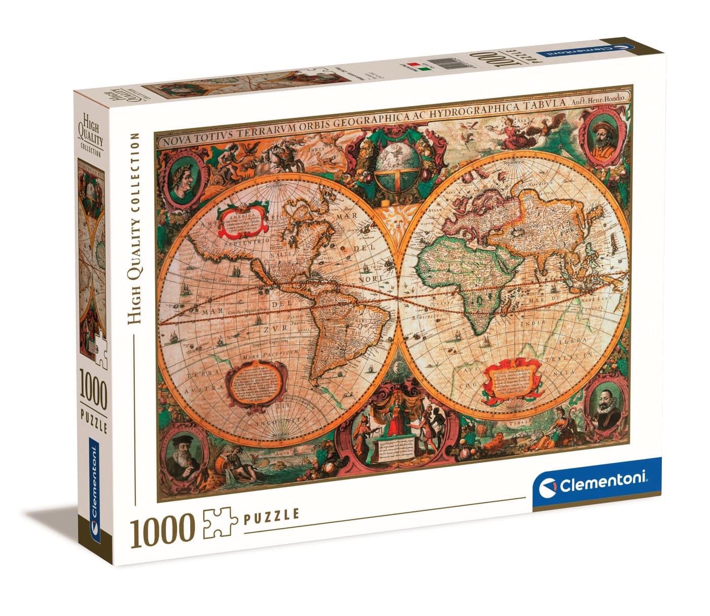 Puzzle Clementoni 1000 piezas - Mapa