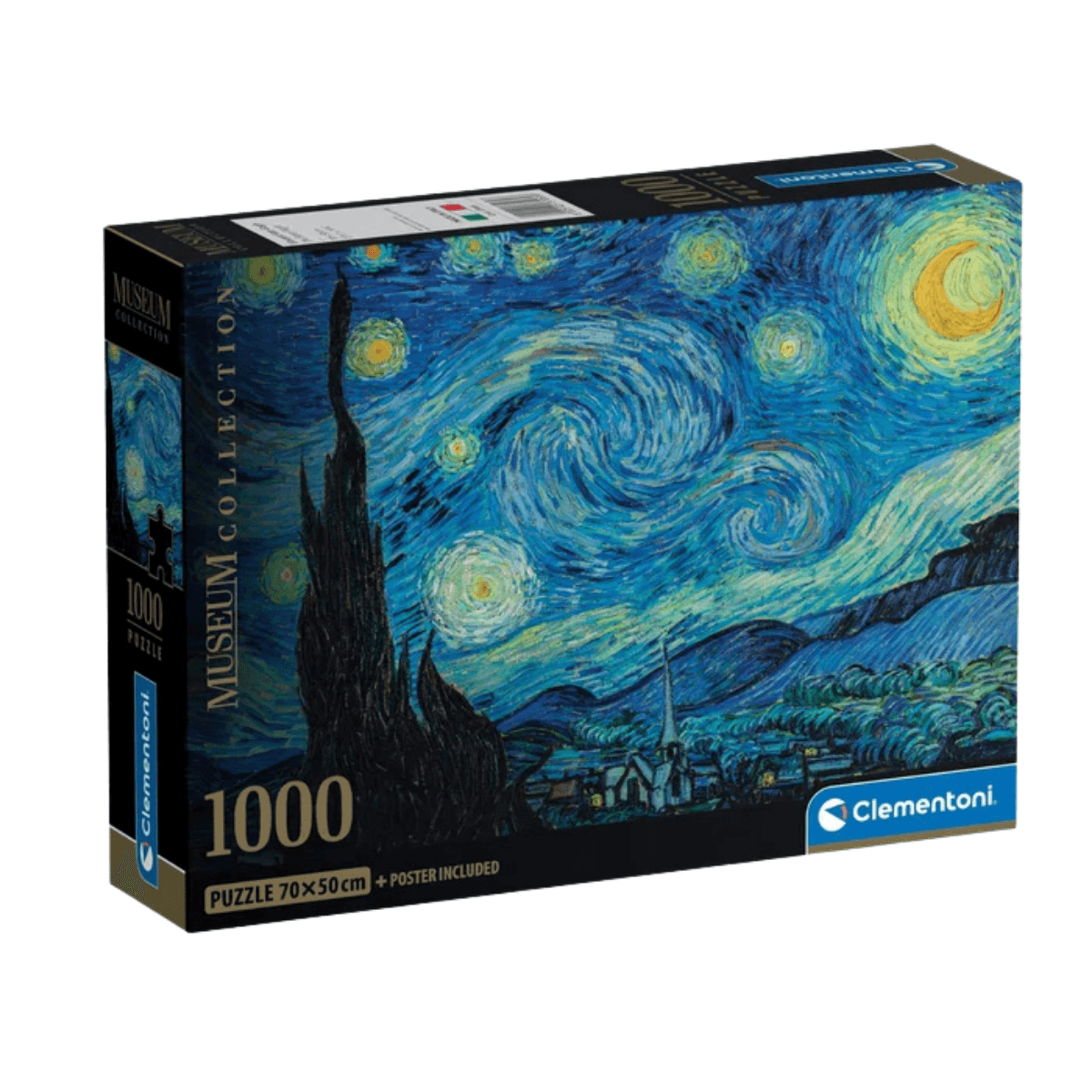 Puzzle Clementoni 1000 Piezas - Noche Estrellada Van Gogh