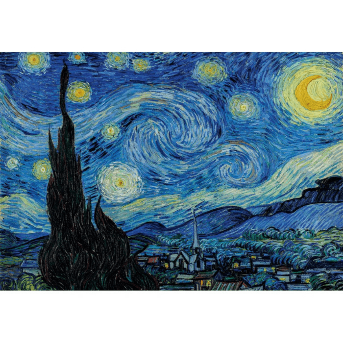 Puzzle Clementoni 1000 Piezas - Noche Estrellada Van Gogh