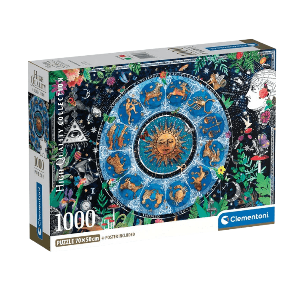Puzzle Clementoni 1000 Piezas - Zodiaco Carta Astrologica