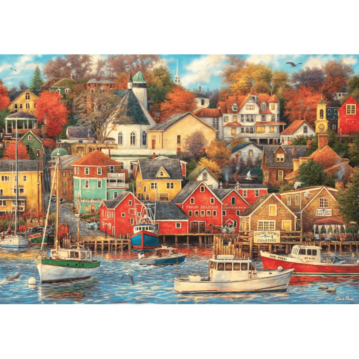 Puzzle Clementoni 1500 piezas - Good Times Harbor