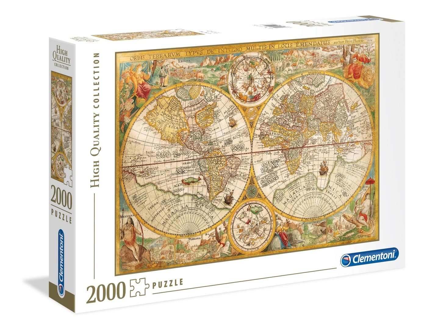 Puzzle Clementoni 2000 piezas - Mapa