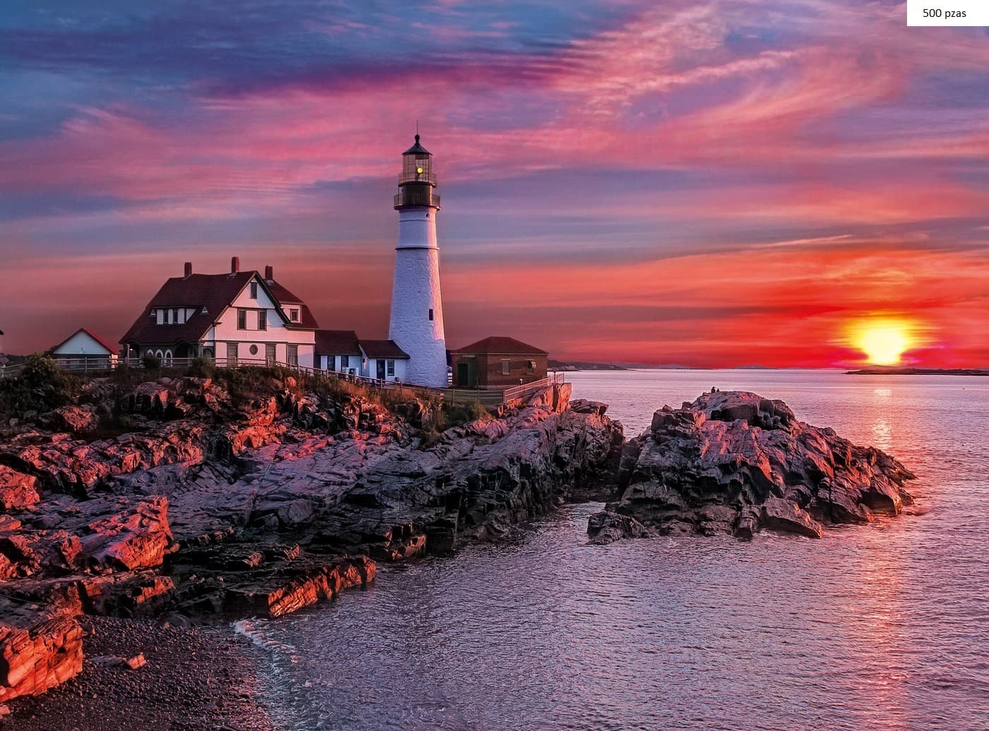 Puzzle Clementoni 500 piezas - Faro de Portland