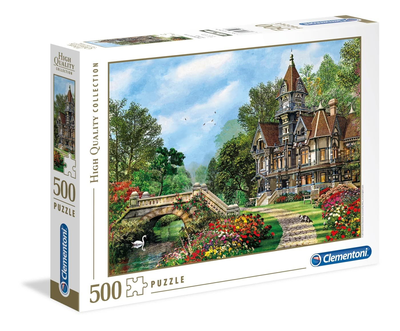 Puzzle Clementoni 500 piezas - Old Waterway Cottage