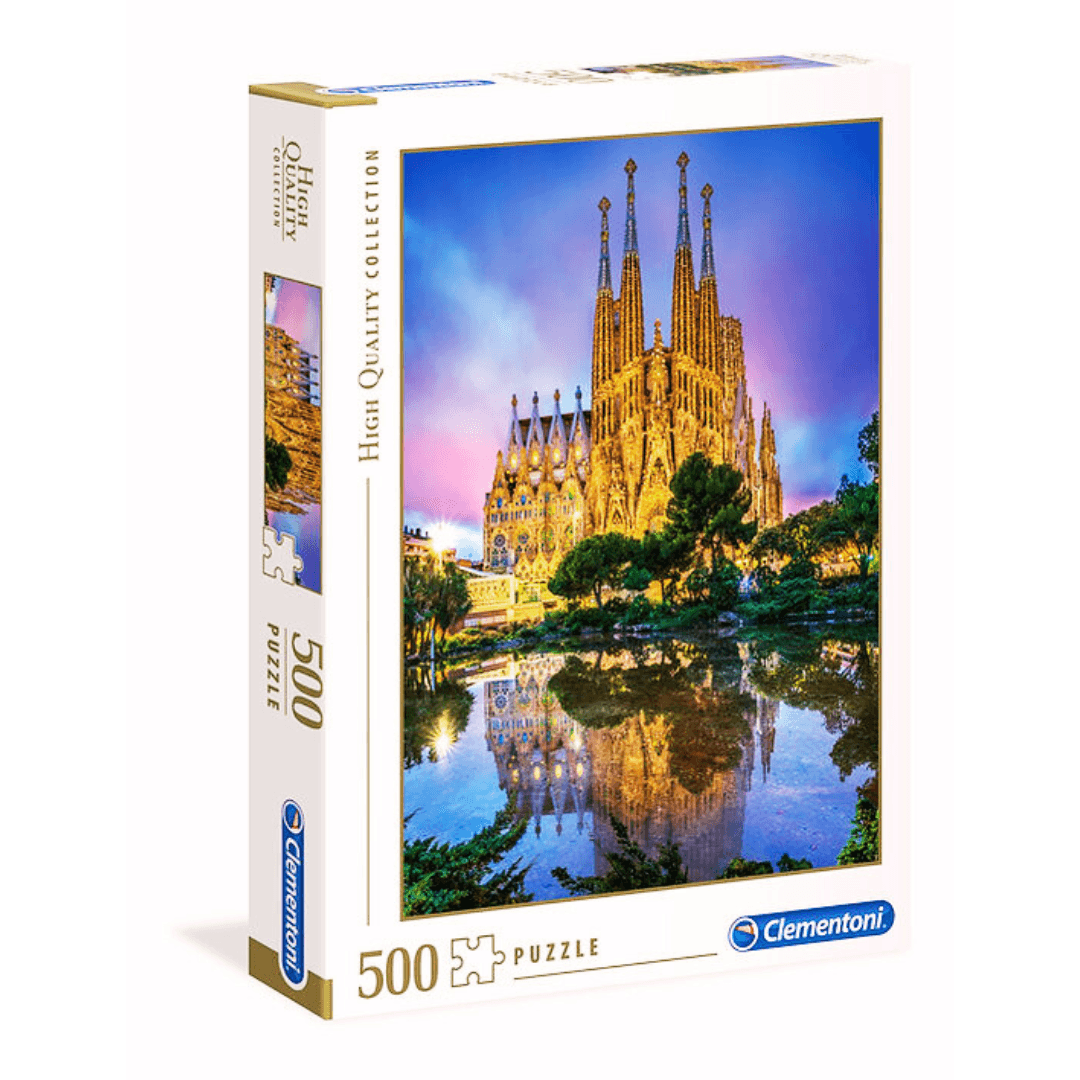 Puzzle Clementoni 500 piezas - Sagrada Familia Barcelona
