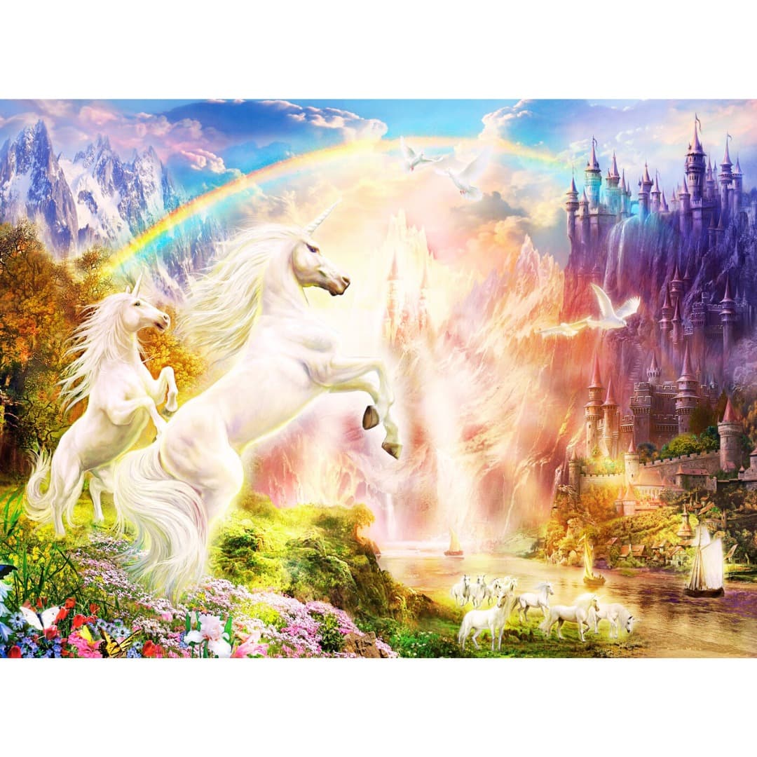Puzzle Clementoni 500 piezas - Sunset Unicorns