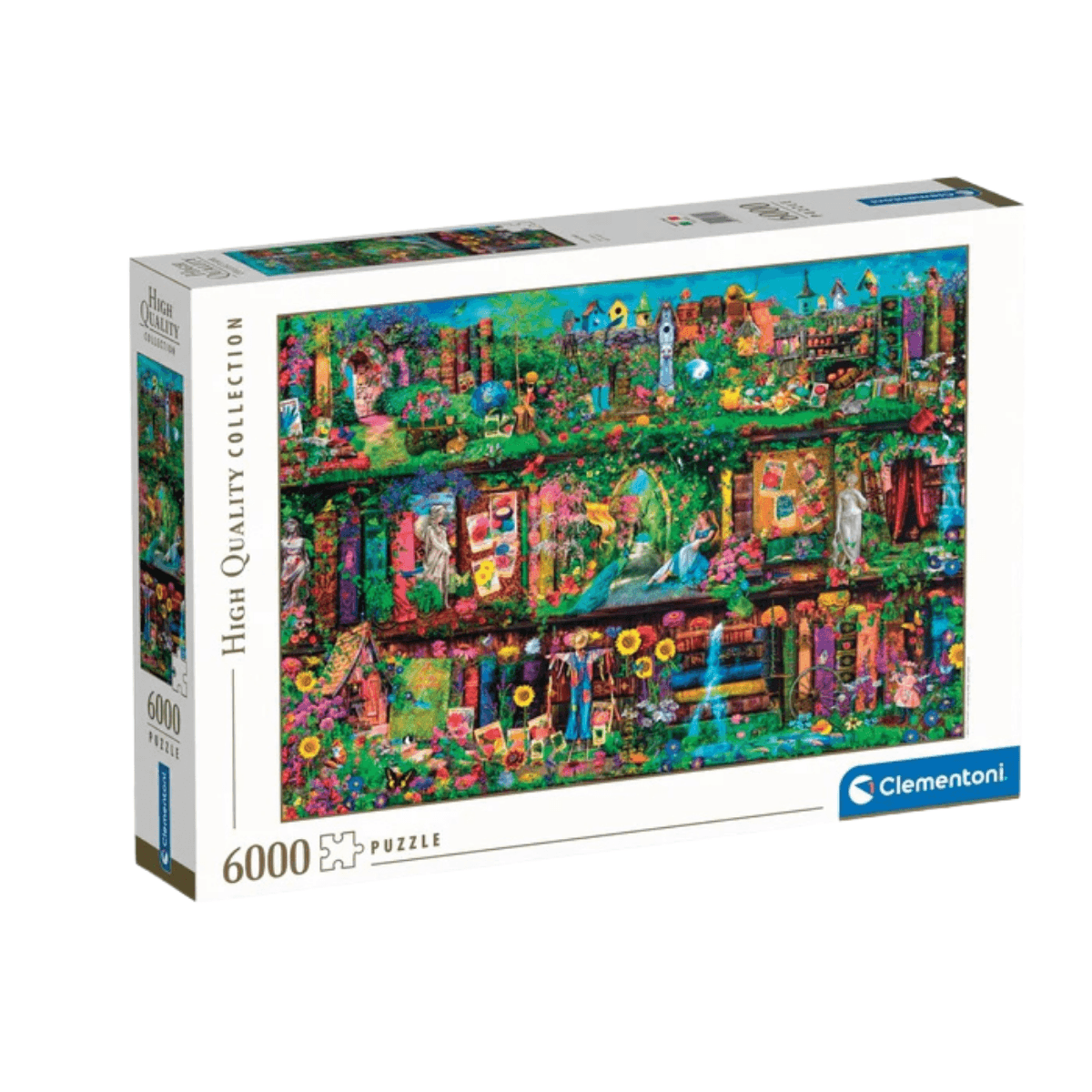 Puzzle Clementoni 6000 piezas - Estante de jardin