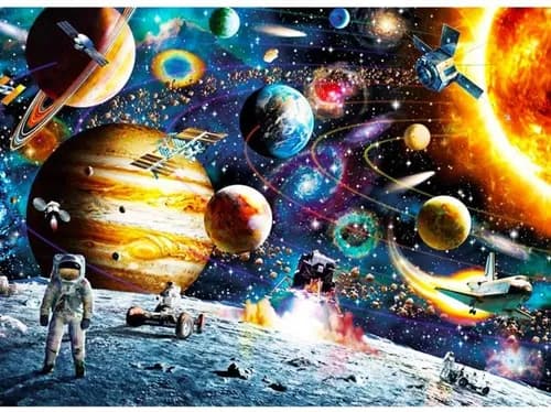 Puzzle Premium 1000 piezas - Viajero Espacial
