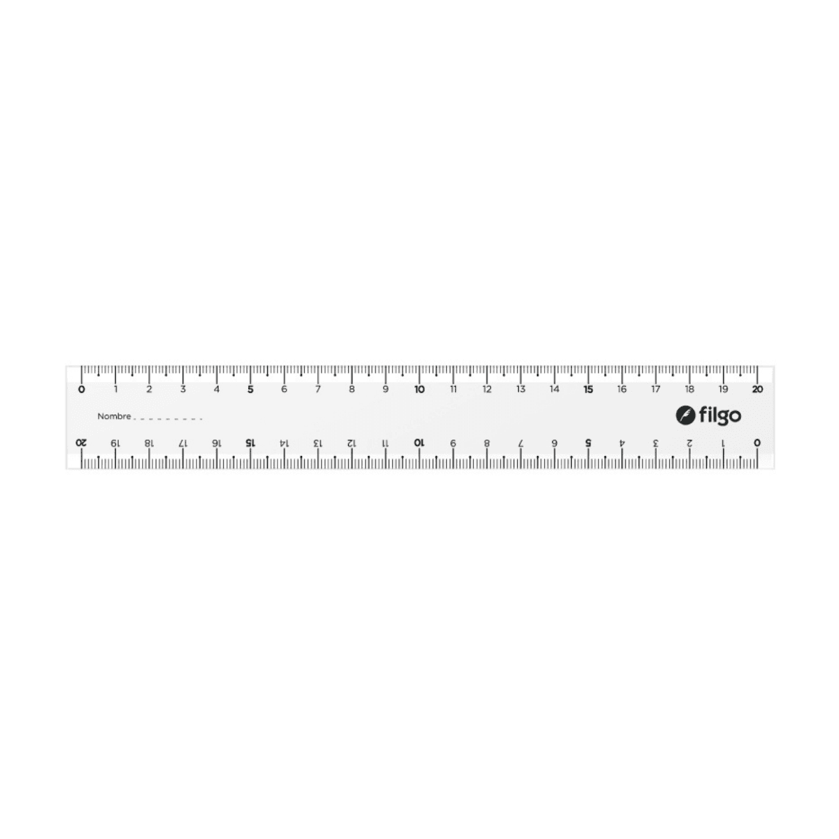 Regla Plastica 20cm - Filgo