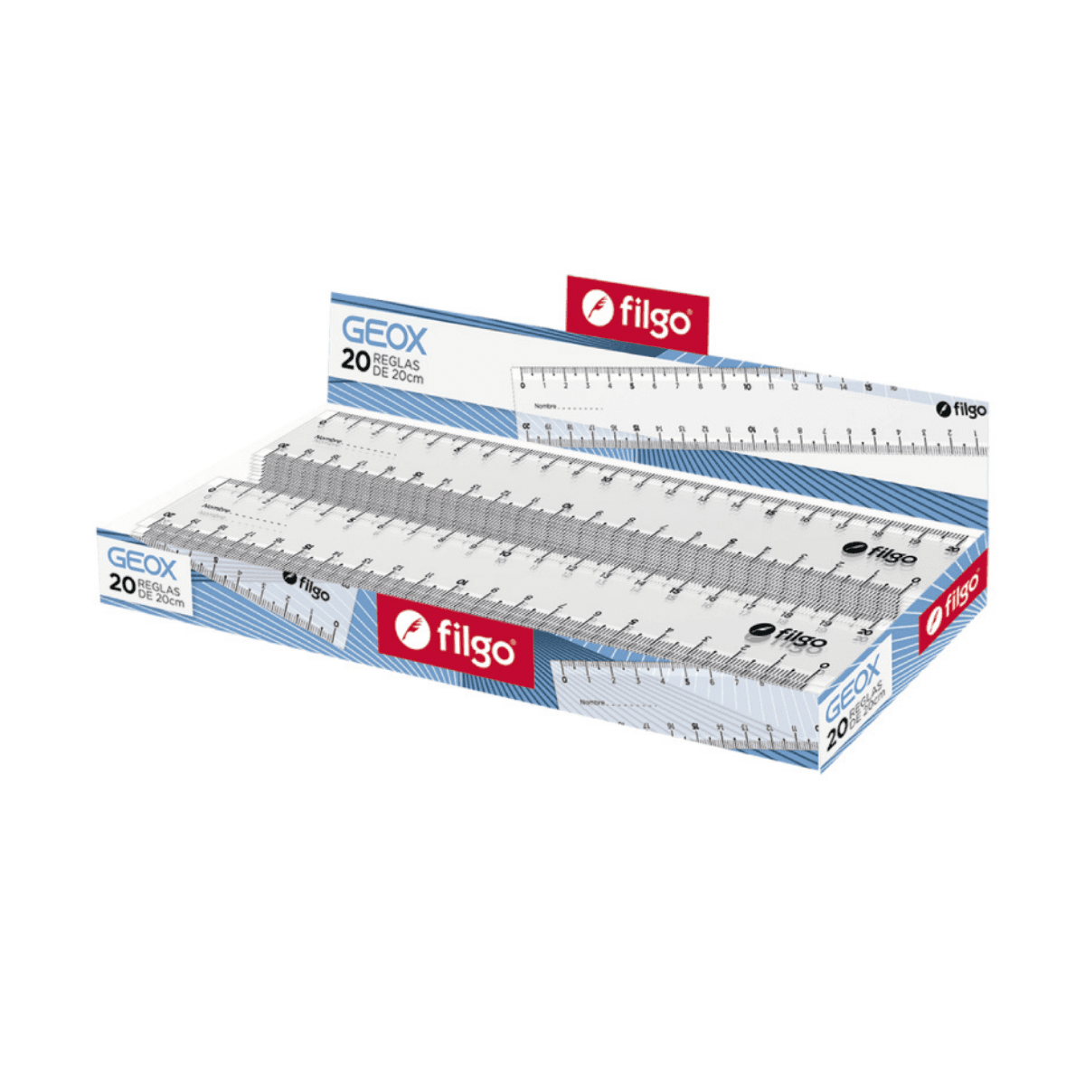 Regla Plastica 20cm - Filgo