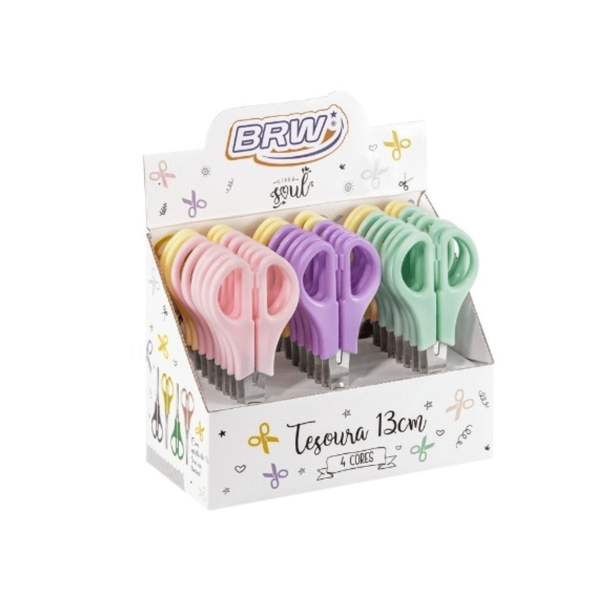Tijera Pastel 13cm - BRW