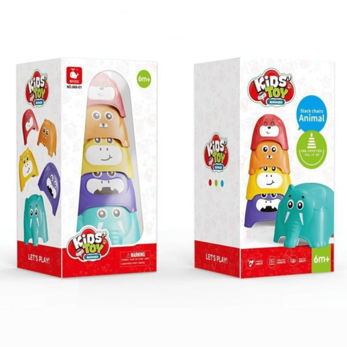 Vasos Apilables Animales - Primera Infancia