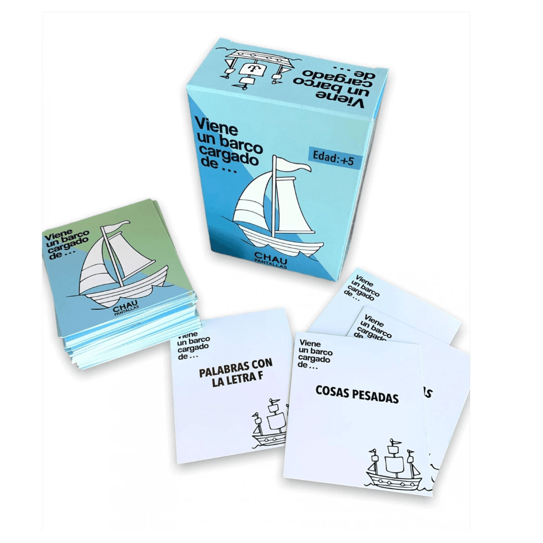Viene un barco cargado de... - Version caja - Chau Pantallas